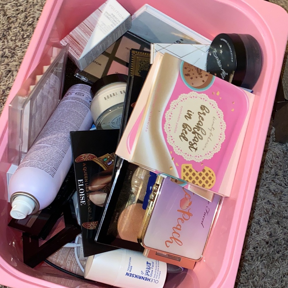 Mystery box of makeup and skincare